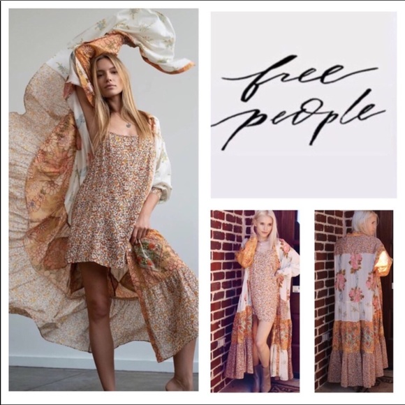 Free People Days Of Ditzies Maxi Dress.  NWT. - Picture 13 of 15